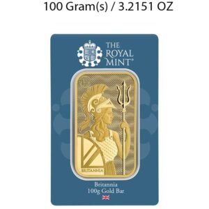 The Royal Mint 100g Gold Bar - Image 1