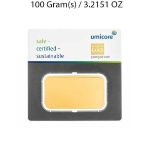 Umicore 100g Gold Bar - Image 2