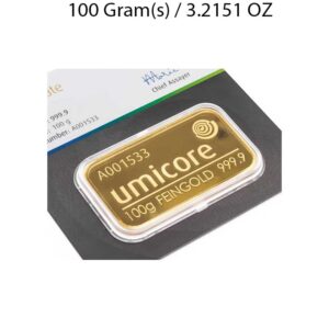 Umicore 100g Gold Bar - Image 3