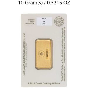 C. Hafner 10g Gold Bar - Image 2