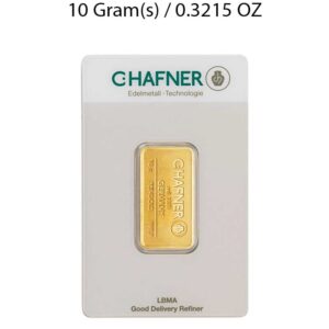 C. Hafner 10g Gold Bar - Image 1