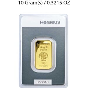 Heraeus 10g Gold Bar - Image 1