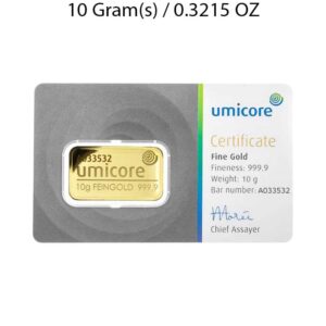 Umicore 10g Gold Bar - Image 1