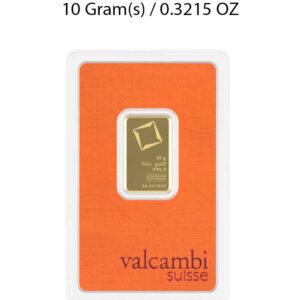 Valcambi 10g Gold Bar - Image 1