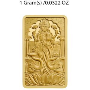 1g Lakshmi Gold Bar - Image 3