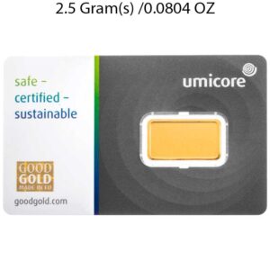 Umicore 2.5g Gold Bar - Image 2
