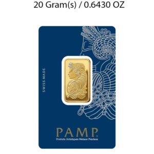 PAMP Suisse Lady Fortuna 20g Gold Bar - Image 1