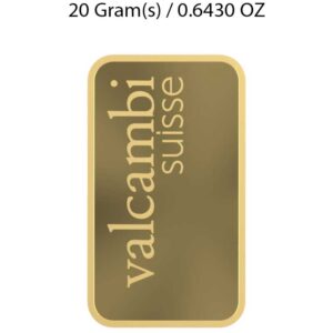 Valcambi 20g Gold Bar - Image 3