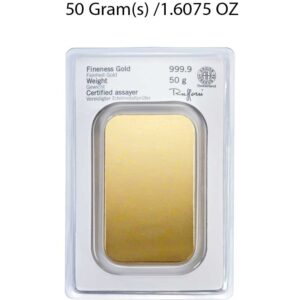 Heraeus 50g Gold Bar - Image 2