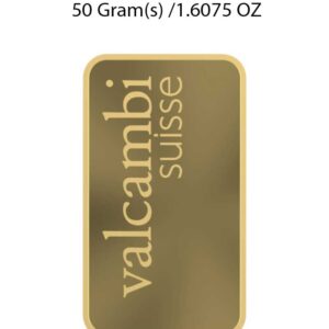 Valcambi 50g Gold Bar - Image 2