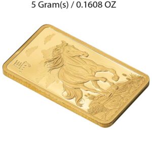 5g Gold Bar 2026 Year of the Horse PAMP - Image 3