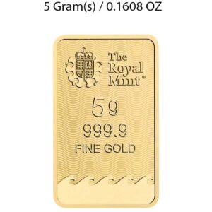 The Royal Mint 5g Gold Bar - Image 2