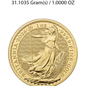 2026 Gold Britannia Coin 1oz - Image 1