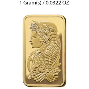 1g Gold Bar PAMP Lady Fortuna Minted - Image 4