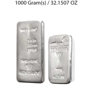 1 kg silver bar