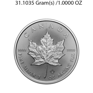 2026 Silver Maple Leaf Coin 1oz - Image 3